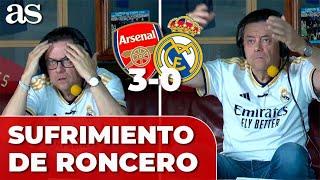RONCERO REACCIÓN completa a la DEBACLE | ARSENAL 3- REAL MADRID 0