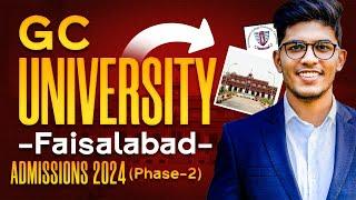 GC University Faisalabad Admissions 2024 (Phase-2) :: GCUF Bachelor Admissions after 2nd Year Result