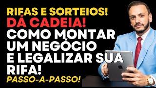 Rifas e Sorteios no Instagram e Internet dá CADEIA! Como legalizar da forma correta! 2024