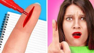 CRAZY SCHOOL PRANKS | From Nerd to Popular! Cool DIY Hacks by 123 GO! Series