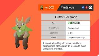 Pantalope (Faunny's Evolution) Dex Entry