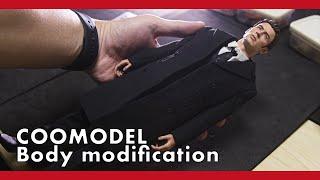 정장 피규어를 위한 쿠모델 바디 개수 - 1/6 Coomodel body modification for  suit