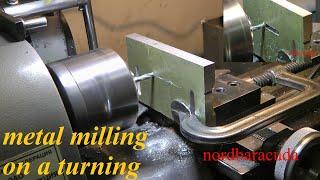 metal milling on a turning drill