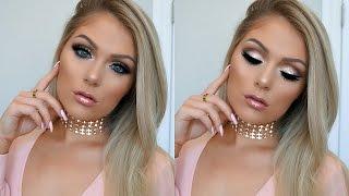 PROM MAKEUP TUTORIAL 2017 | GLITTER SMOKEY EYE