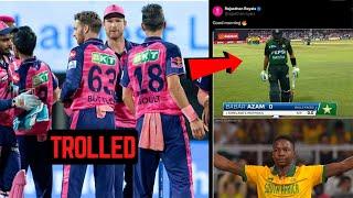 Rajasthan Royals Trolled Babar Azam for Duck | Ipl News | Cricket New