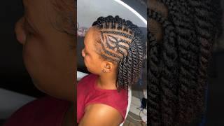 Loose twist  NATURAL HAIR #hairstyle #naturalhair #twist #shortvideo #shortsviral