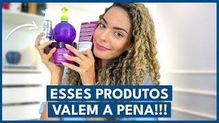 PRODUTOS DE CABELO QUE VALEM A PENA : MEUS FAVORITOS PRA MAIS DEFINIÇÃO e VOLUME