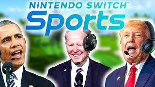 US Presidents Play Nintendo Switch Sports Golf