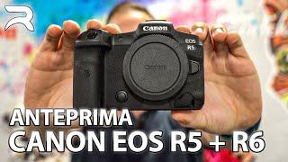 Canon EOS R5 & Canon EOS R6 ITA Anteprima: ho provato due mostri