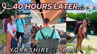 SPEND A 40 HOUR TRAVEL JOURNEY WITH US! From Yorkshire to BALI ️