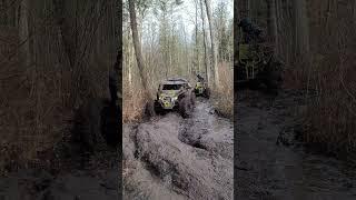 Maverick X3 Taking A Mud Bath! #canam #sxs #atv #offroad