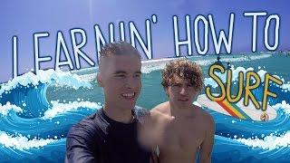 Learning How To Surf w/ KianAndJc