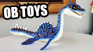 CUSTOM MATTEL SNAP SQUAD PLESIOSAURUS | SNAP SQUAD SPINOSAURUS DINOSAUR HYBRID | BABY DINO REPAINT