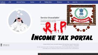 INCOME TAX PORTAL NOT WORKING, RIP INCOME TAX PORTAL #TECHICALISSUE #incometaxportal