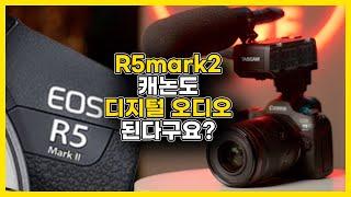 소니만 되냐 캐논 R5m2 도 된다 ! 마이크 케이블이 필요없는 디지털 오디오 TASCAM CA-XLR2d-C