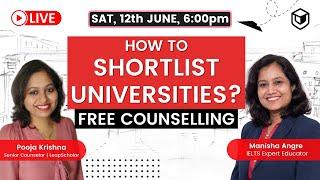 Leap Scholar: How To Shortlist Universities? | Study Abroad | Free Counselling