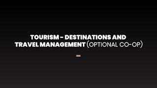 Tourism - Destinations and Travel Management (1023)