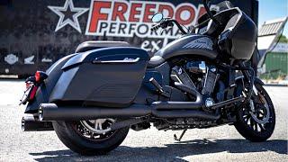 Indian Challenger Freedom Performance Motorcycle Exhaust R&D Check