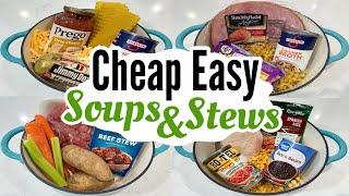 9 BEST Cheap & Easy Soups ANYONE Can Make | HEARTY Winter Soup and Stew Recipes | Julia Pacheco