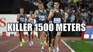 Jakob Ingebrigtsen CLASHES W/ Cole Hocker In Speedy 1500 Meters || 2024 Diamond League Lausanne