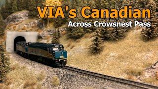 VIA Rail's Canadian Detours Across Crowsnest Pass