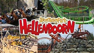 Alle achtbanen onride Avonturenpark Hellendoorn (2023)