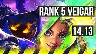 VEIGAR & Karma vs ZERI & Shaco (ADC) | Rank 5 Veigar, 10/2/8, Legendary | BR Challenger | 14.13