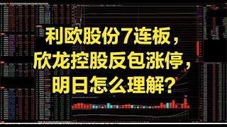 利欧股份7连板，欣龙控股反包涨停，明日怎么理解？