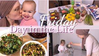 Friday DITL and Shabbat Prep | Kosher Grocery Haul, Cooking, Preparing the House