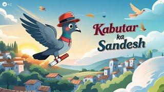 "Kabutar Baba ka Sandesh -A fun Hindi Nursery Rhyme for kids"