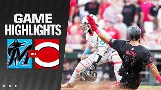 Marlins vs. Reds Game Highlights (7/12/24) | MLB Highlights