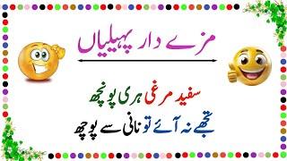 Mazedar Pheliya | Paheliyan in Urdu with Answer | Paheliyan in Urdu | Riddles in Urdu