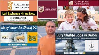 Free Jobs in Dubai In 4 big Companies 2023 || Burj Khalifa