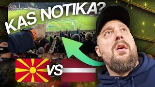 Latvijas Futbola Izlase  - Ziemeļmaķedonija. Haotisks vlogs no H sektora.