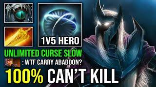 100% CAN'T KILL First Item Radiance Hard Carry 1v5 Curse of Avernus Run At Everyone Abaddon Dota 2