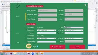 Simple Ticket Management System using window form
