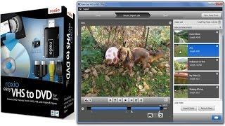 Roxio Easy VHS To DVD 3 Plus To Transfer VHS, Hi8, V8 or Analog Camcorder's Videos To DVD