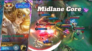 MLBB Alice Midlane is a Monster Hard Carry