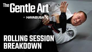 Georges St-Pierre BJJ Rolling Session | Technique Commentary Breakdown | The Gentle Art