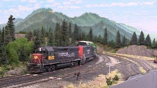 A Great Model Railroad Layout of Mike McGinley’s freelanced HO Scale Layout.