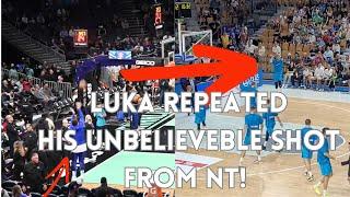 HOW?! Luka Doncic REPEATED UNBELIEVABLE Shot from National Team before game vs Charlotte!
