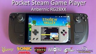 Pocket Steam Game Player! //Portmaster on the Anbernic RG28xx