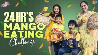 24 hours Mango Eating challenge || Eating challenge || Naveena vlogs