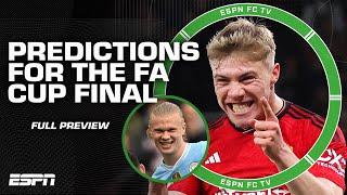 FA CUP FINAL PREDICTIONS  Does Manchester United stand a chance? | ESPN FC