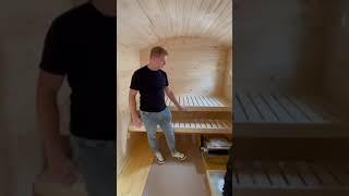 оптимальная планировка парной с топкой печи  каменки из предбанника #diy #баня  #дизайнбани #баня