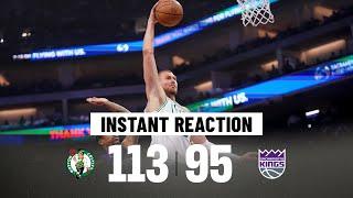 INSTANT REACTION: Celtics respond after Tatum's ankle injury to get 6th straight win vs. Kings