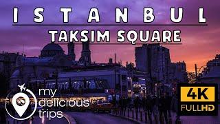 ISTANBUL CITY TOUR 4K | TAKSIM SQUARE walk | Turkey walk tour | February 2021 walk