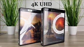 4K UHD Blu-Ray фильмы в коллекцию | Трилогия - Властелин Колец и Хоббит - Extended Cut | Распаковка