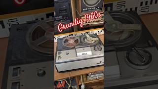 1960s Vintage GRUNDIG TK 140 reel to reel tape recorder