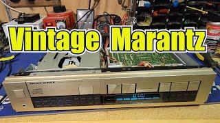 Storage Shed Clean-out Part 72. Vintage Marantz CD-84 CD Player Inspection, Test & Attempted Repair